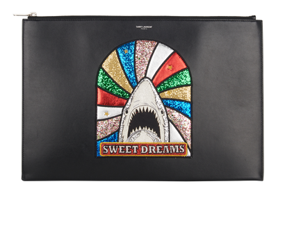 Embellished Sweet Dreams Zip Pouch, front view